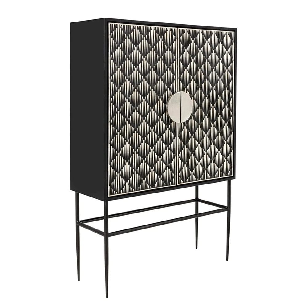 Morrisson Inlay Cabinet - Black