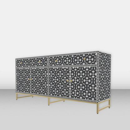 Floral Inlay Sideboard