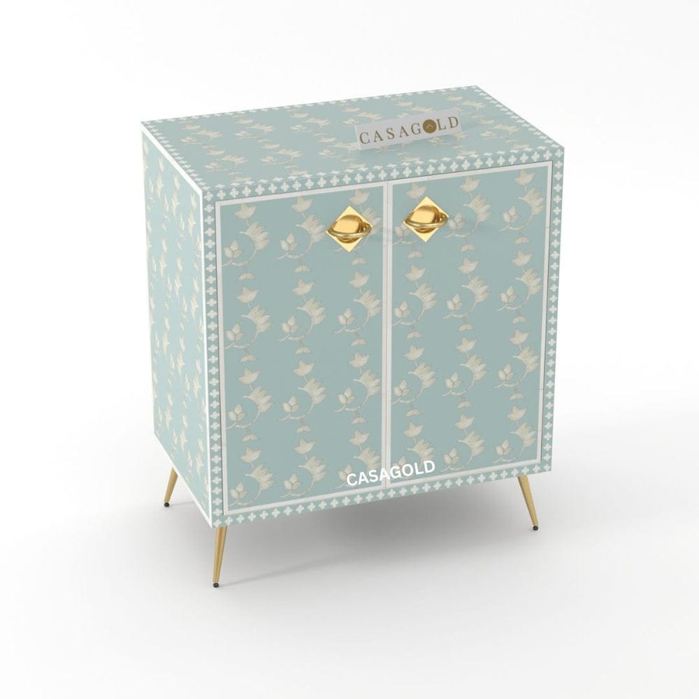 Optical Inlay Cabinet - Overlay Floral