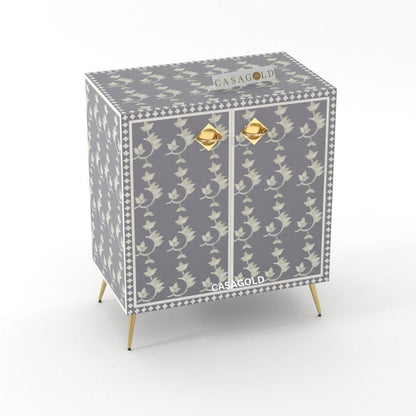 Optical Inlay Cabinet - Overlay Floral