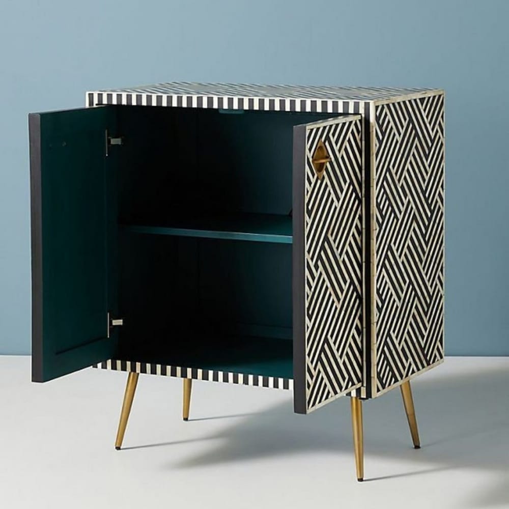 Inlay Cabinet - Chevron