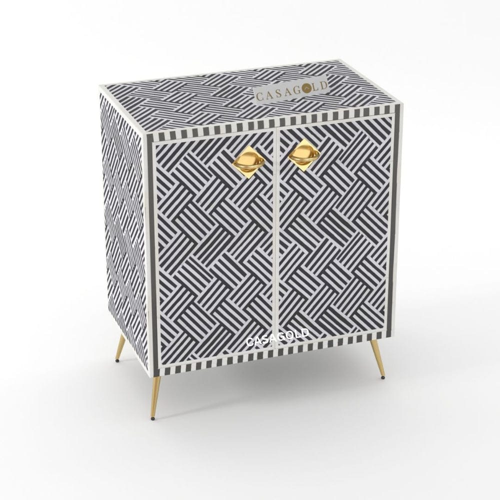 Inlay Cabinet - Chevron