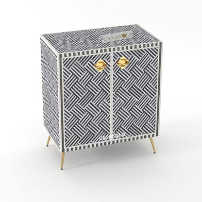 Inlay Cabinet - Chevron