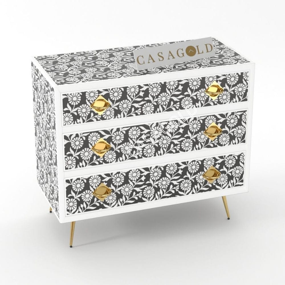 Inlay Chest of Drawers - Sunflower