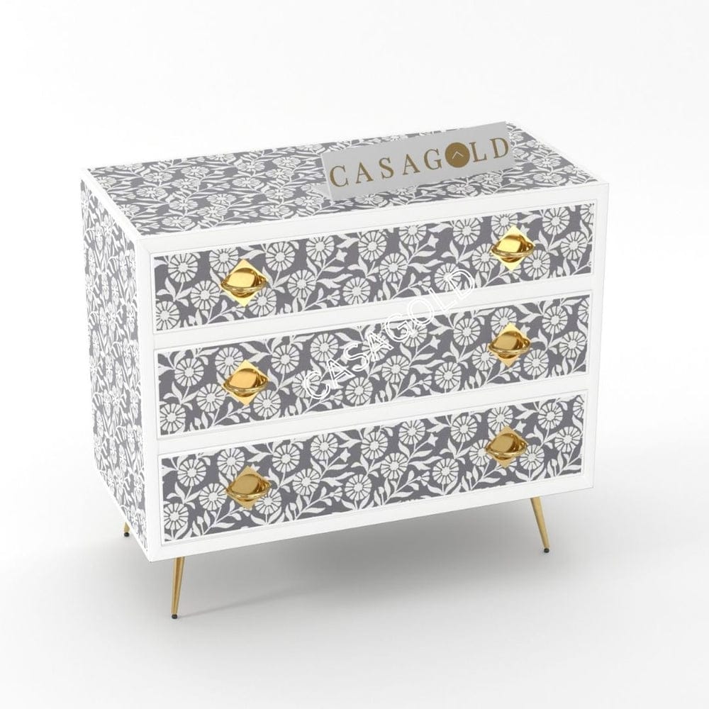 Inlay Chest of Drawers - Sunflower