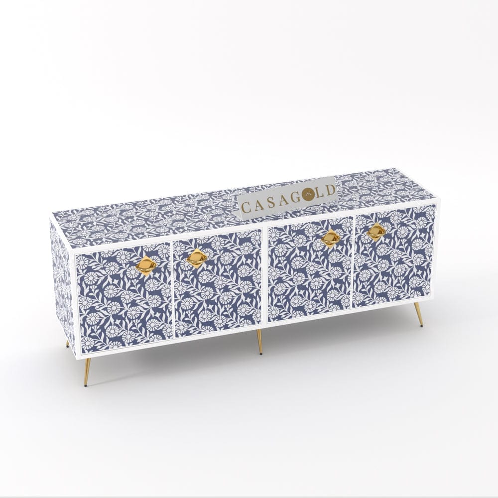 Inlay Media Console - Sunflower