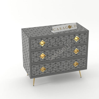 Inlay Chest of Drawers - Geo