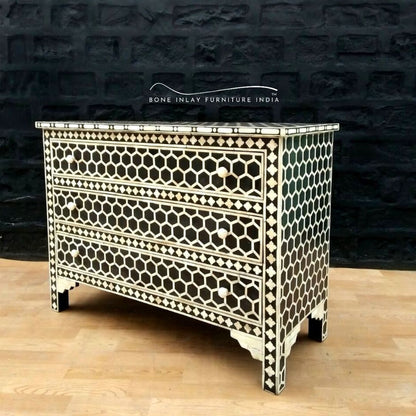 Bone Inlay Chest of Drawer