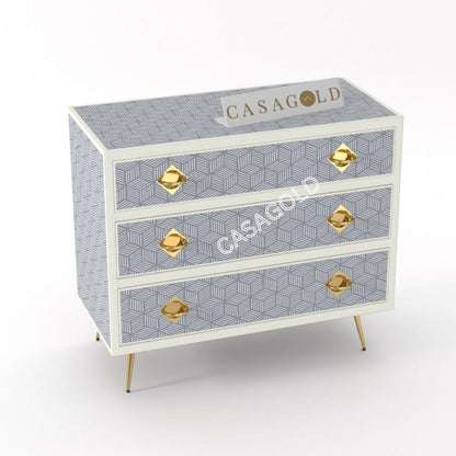 Inlay Chest of Drawers - Geo