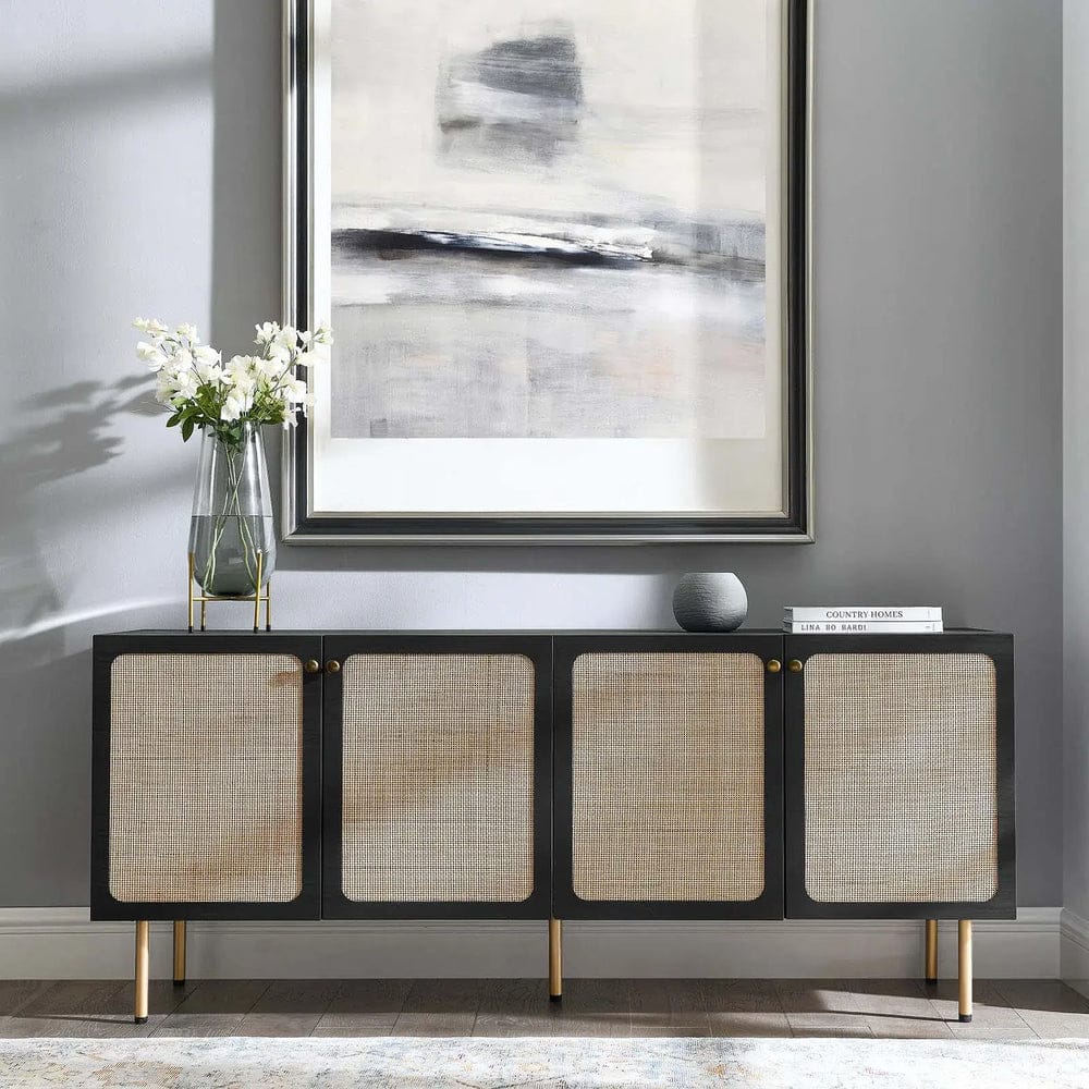 Summer Vibes Rattan Sideboard