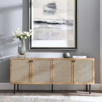 Summer Vibes Rattan Sideboard