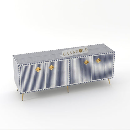 Inlay Media Console - Waterfall