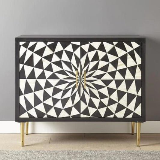 Miraya Inlay Sideboard - Black