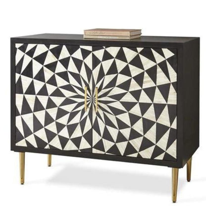 Miraya Inlay Sideboard - Black