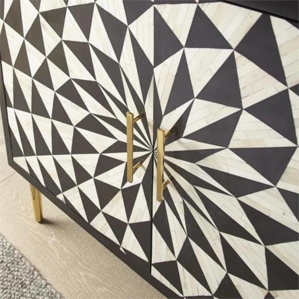 Miraya Inlay Sideboard - Black