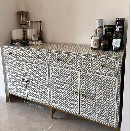 Bone Inlay Credenza