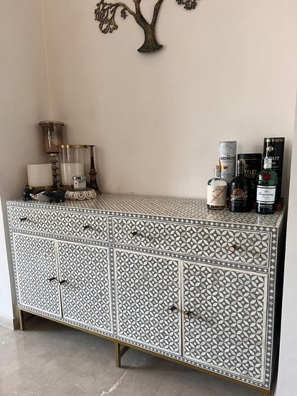 Bone Inlay Credenza