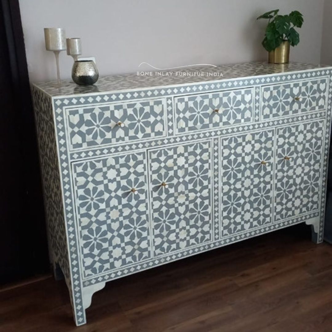 Bone Inlay side board