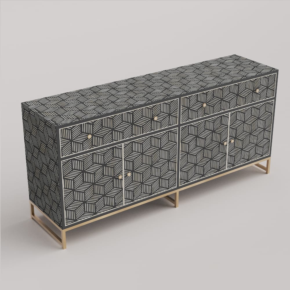 Geo Inlay Sideboard