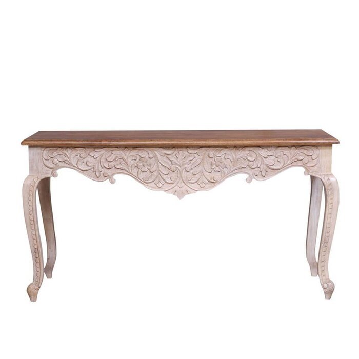 Hand-carved Antique Console Table |Solid Wooden Work Desk