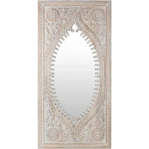 Hand Carved Modern Large Mirror