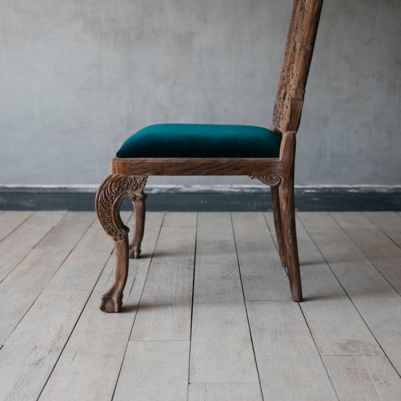 Hand Carved Intricated Parrot Dining Chair