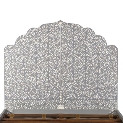 Handmade Mother of Pearl / Bone Inlay Maharaja Bed