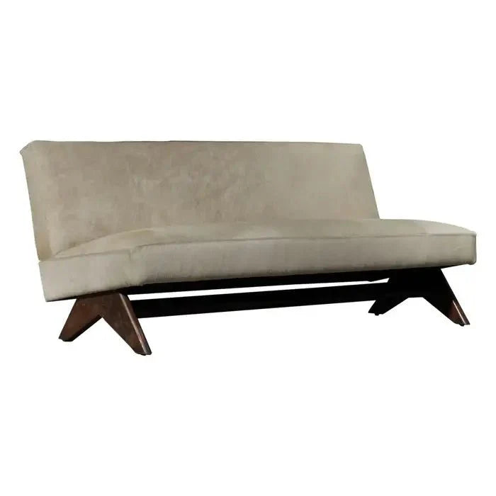 Handmade Pierre Jeanneret Fireside Sofa