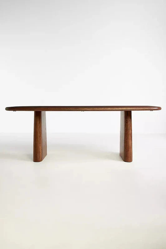 Handmade Wooden Natural Rectangle Dining Table