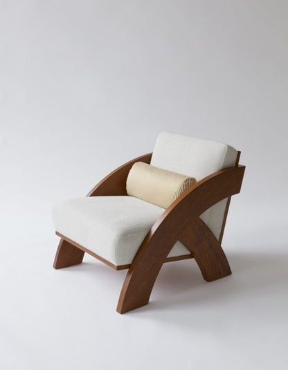 Stylish Arc Lounge Chair | Designer Wooden Lounge Chair